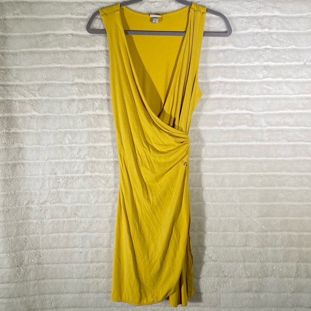 Yellow Wrap Dress